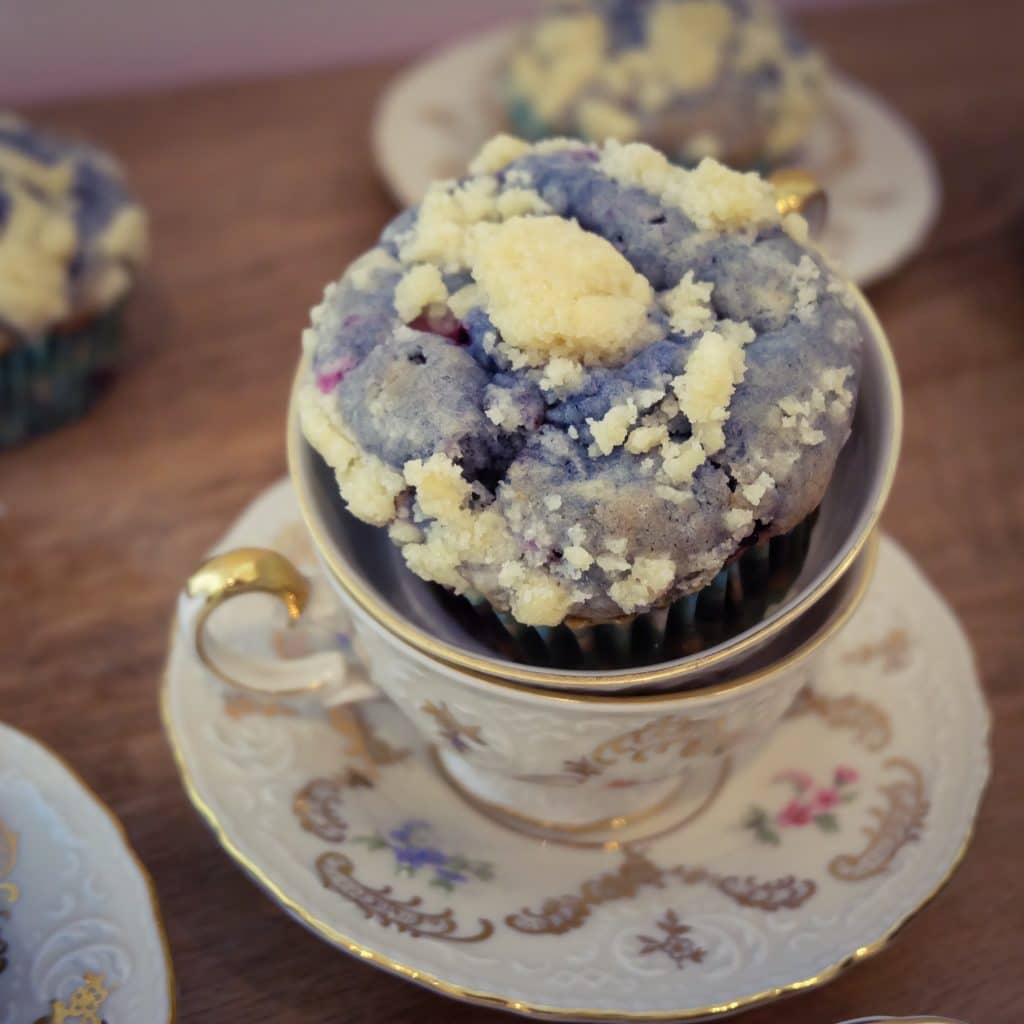 Heidelbeeren-Streusel Muffins - Cooking is love