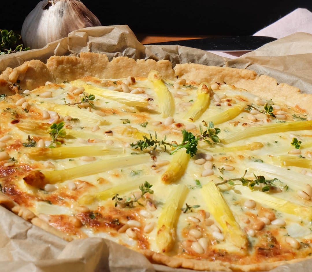 Spargel-Quiche - Cooking is love