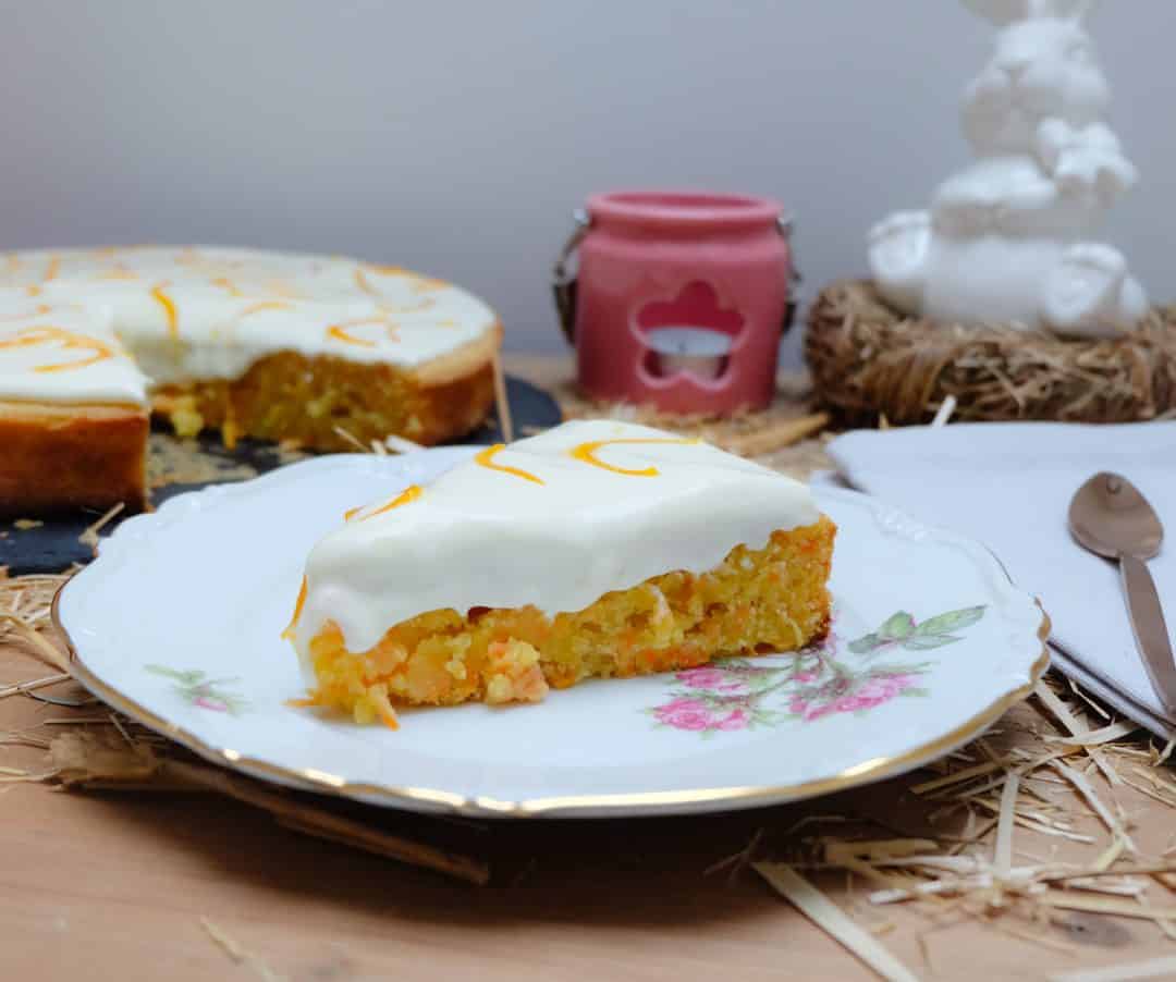 Möhren-Orangen-Schoko-Cake mit Topping - Cooking is love